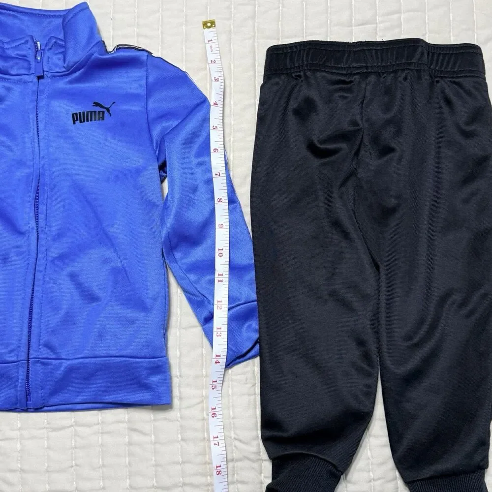 Toddlers Puma Sweatsuit Top And Bottom | 2T | Blue & Black